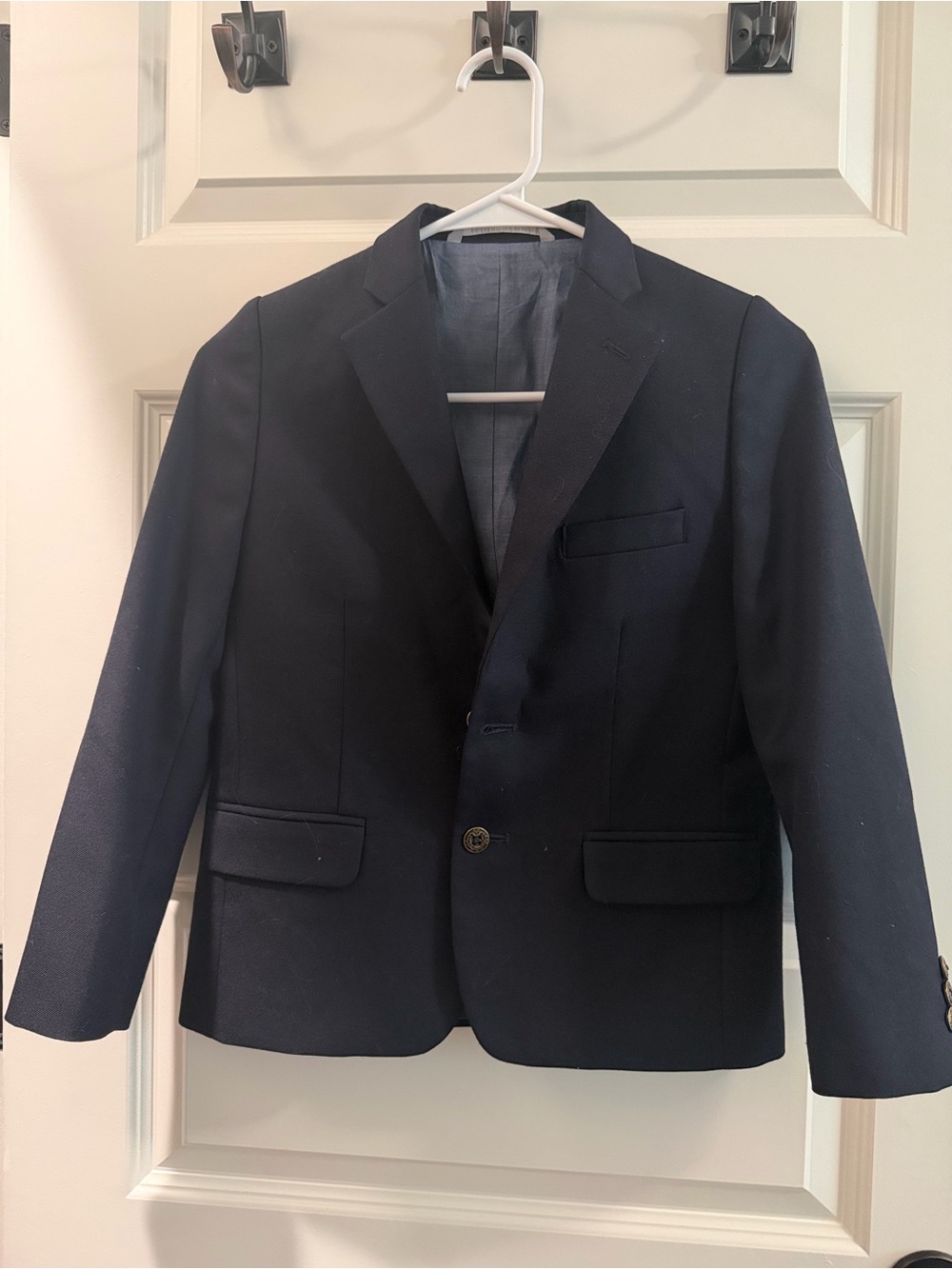 Boy’s size 10 Nordstrom Navy Classic Two-Button Blazer